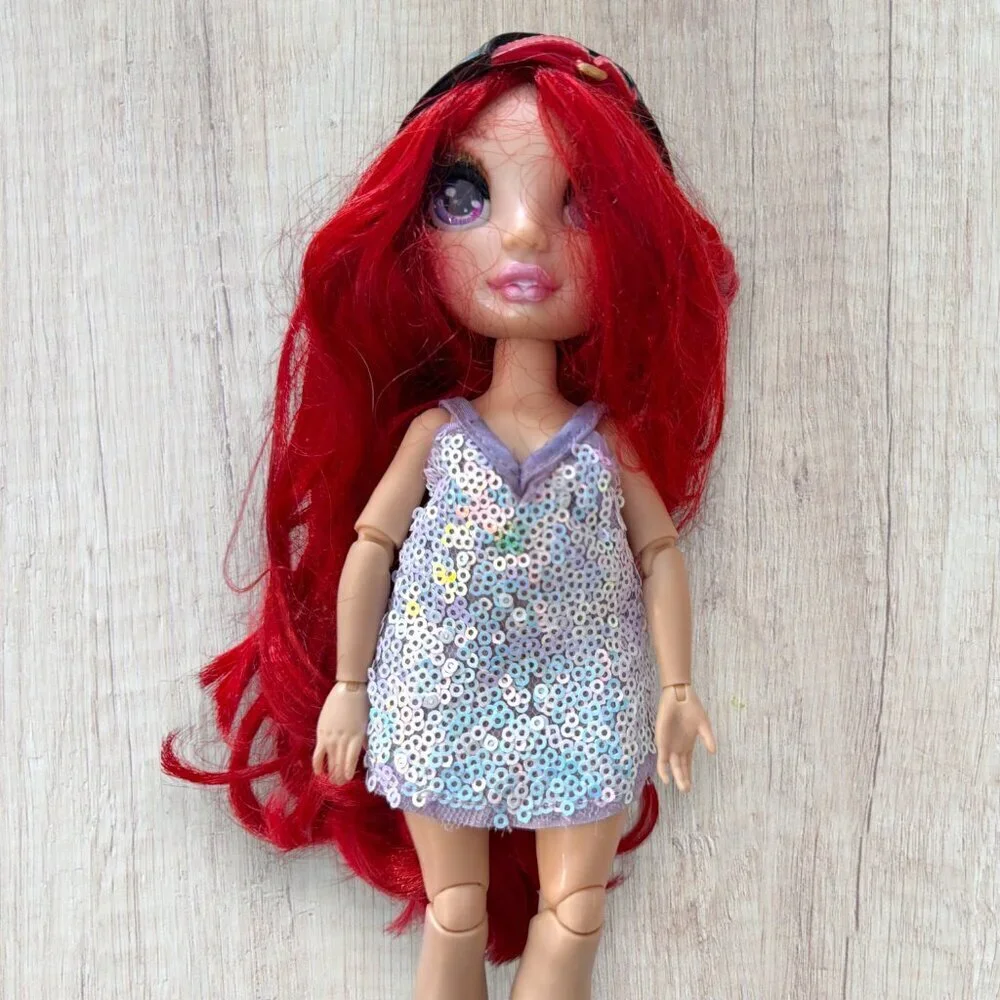 Rainbow High Ruby Anderson Series 1 Nude Red Hair Articulated Fashion Doll MGA